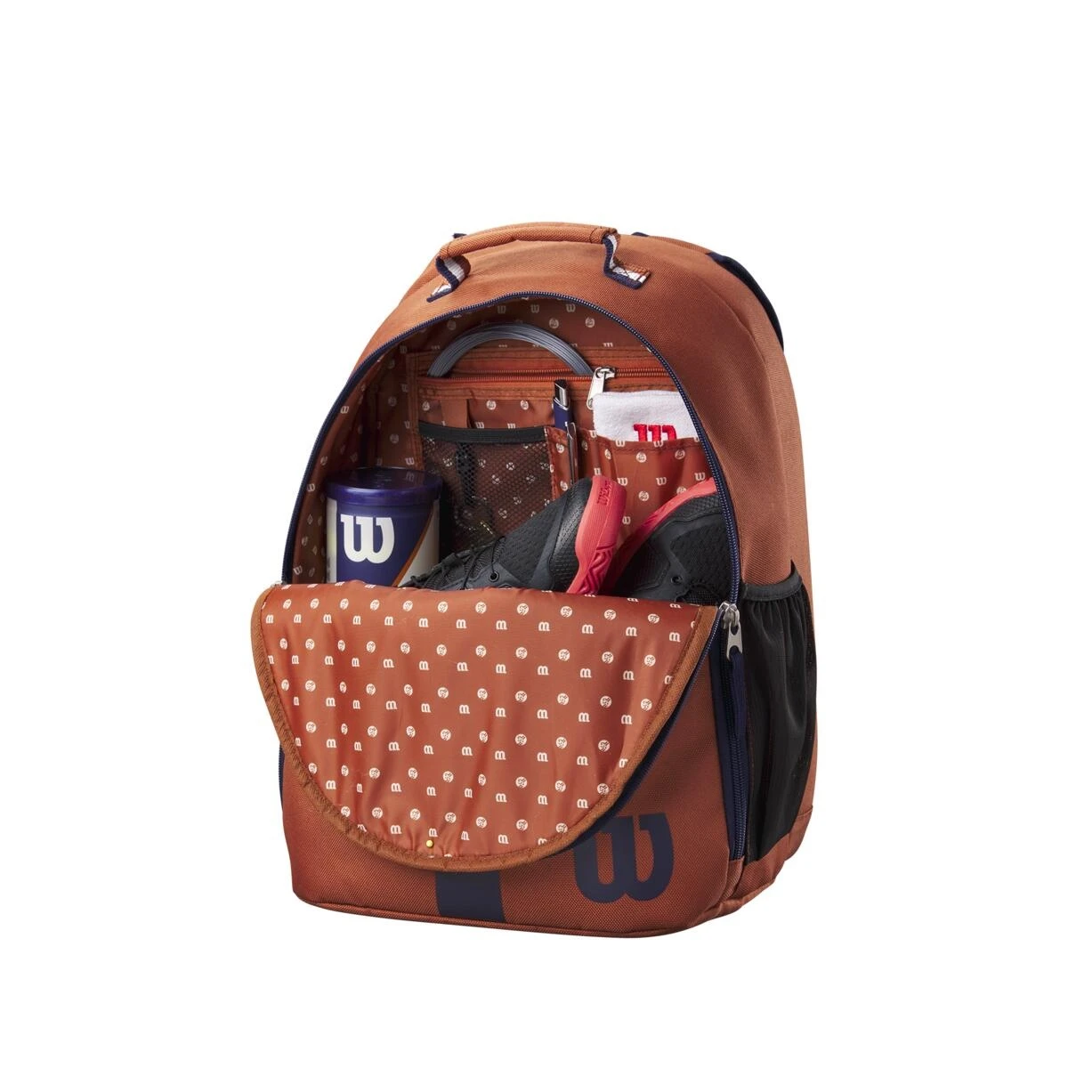 Wilson Kinder Tennis-Rucksack Roland Garros Junior 2023 Claybraun – Bild 6