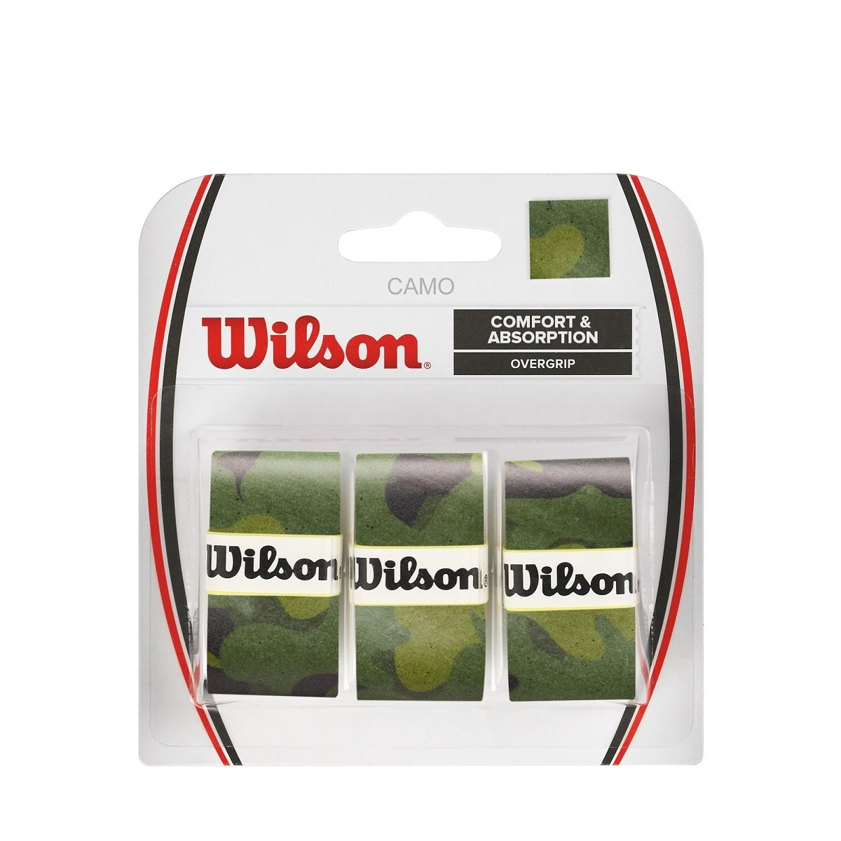Wilson Overgrip Camo 0.6mm Grün 3er
