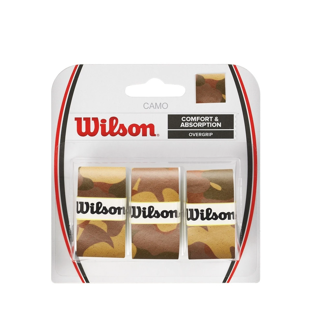 Wilson Overgrip Camo 0.6mm Braun 3er