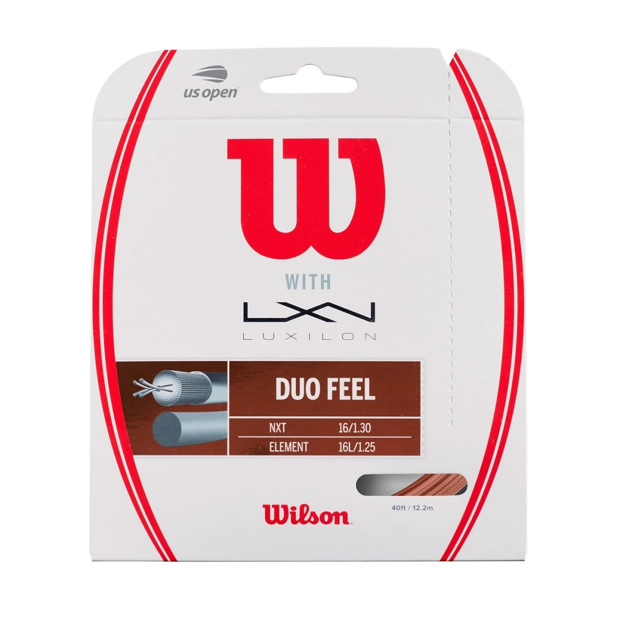 Wilson Tennissaite Duo Feel (NXT + Element) Hybrid 2x6,1m