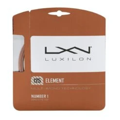 Luxilon Tennissaite Element (Haltbarkeit+Touch) Bronzebraun 12m Set