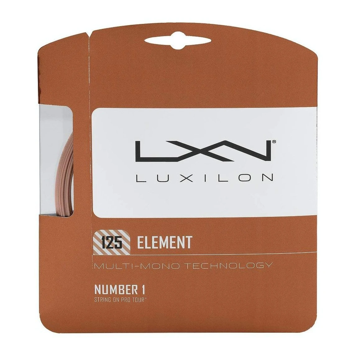 Besaitung Mit Tennissaite Luxilon Element (Haltbarkeit+Touch) Bronze