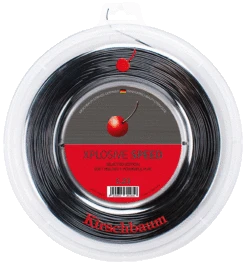 Kirschbaum Tennissaite Xplosive Speed (Spielgefühl+Power) Schwarz 200m Rolle