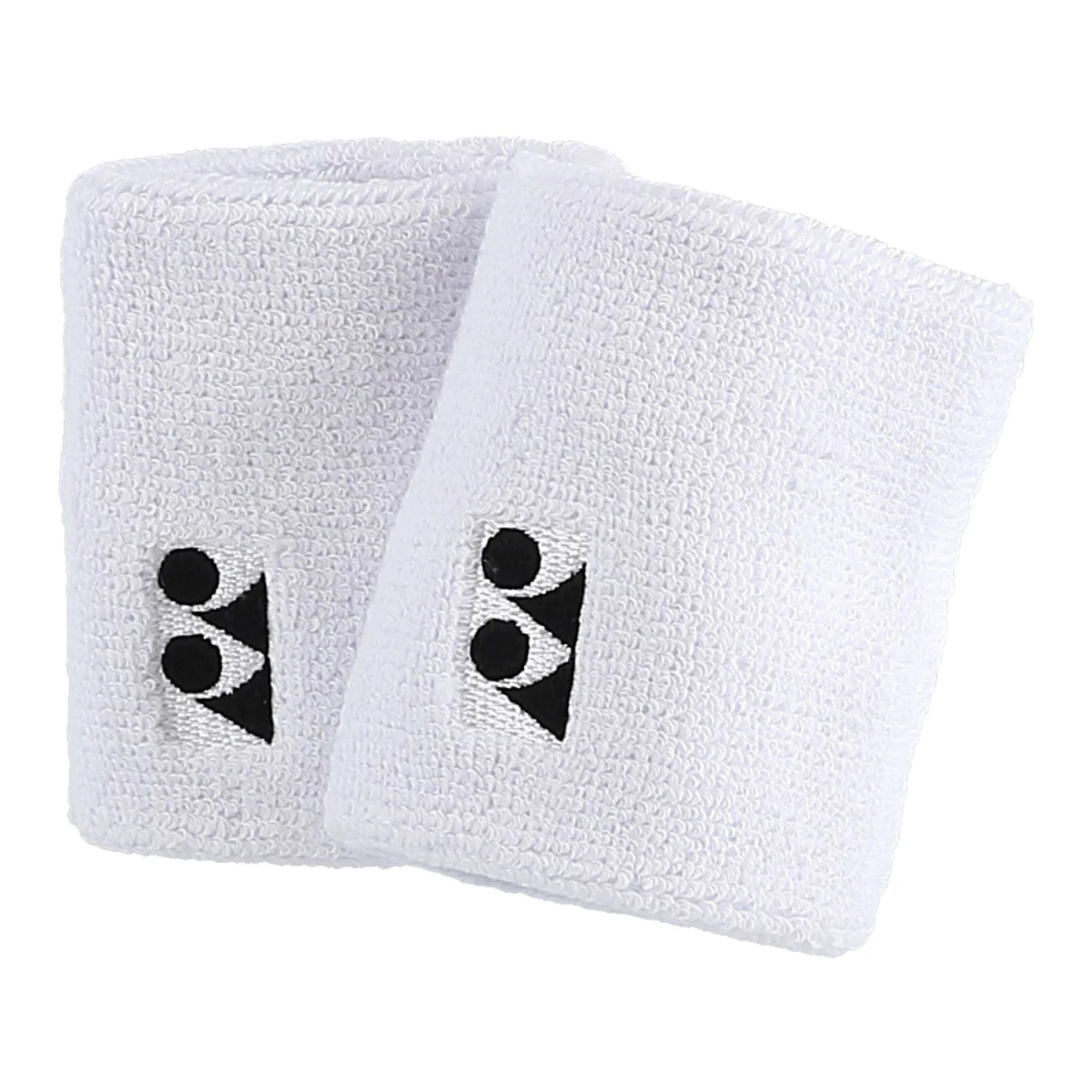 Yonex Schweissband Handgelenk Logo Weiss 2er – Bild 2