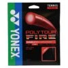 Besaitung Mit Tennissaite Yonex Poly Tour Fire (Haltbarkeit+Power) Schwarz