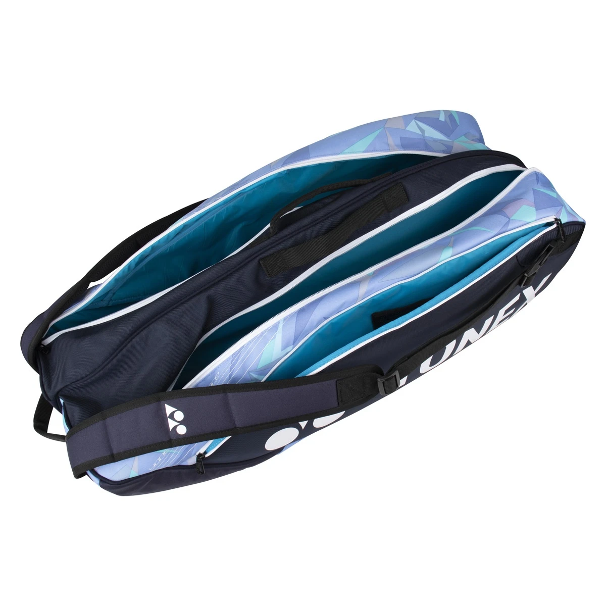 Yonex Racketbag Pro Racquet (Schlägertasche, 2 Hauptfächer) Navyblau/hellblau 6er – Bild 2