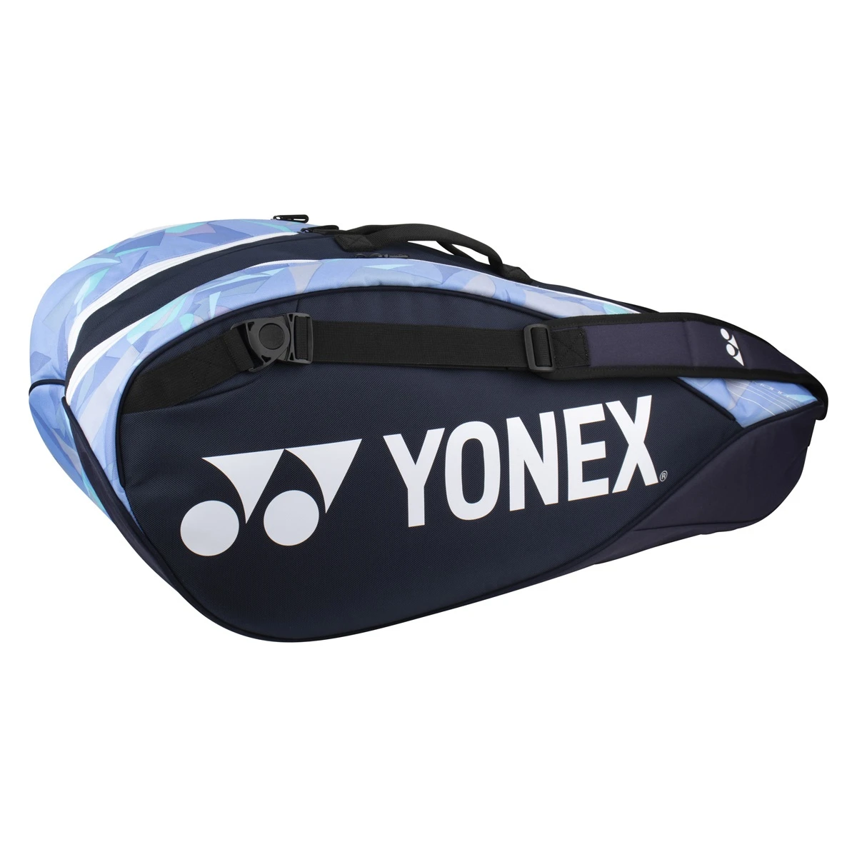 Yonex Racketbag Pro Racquet (Schlägertasche, 2 Hauptfächer) Navyblau/hellblau 6er – Bild 3