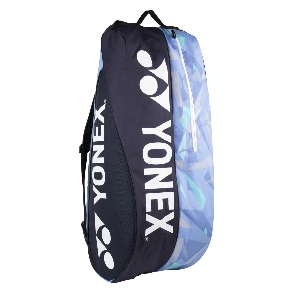 Yonex Racketbag Pro Racquet (Schlägertasche, 2 Hauptfächer) Navyblau/hellblau 6er – Bild 5