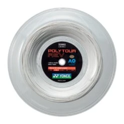 Yonex Tennissaite Poly Tour Rev (Polyester/achteckig) Weiss 200m Rolle