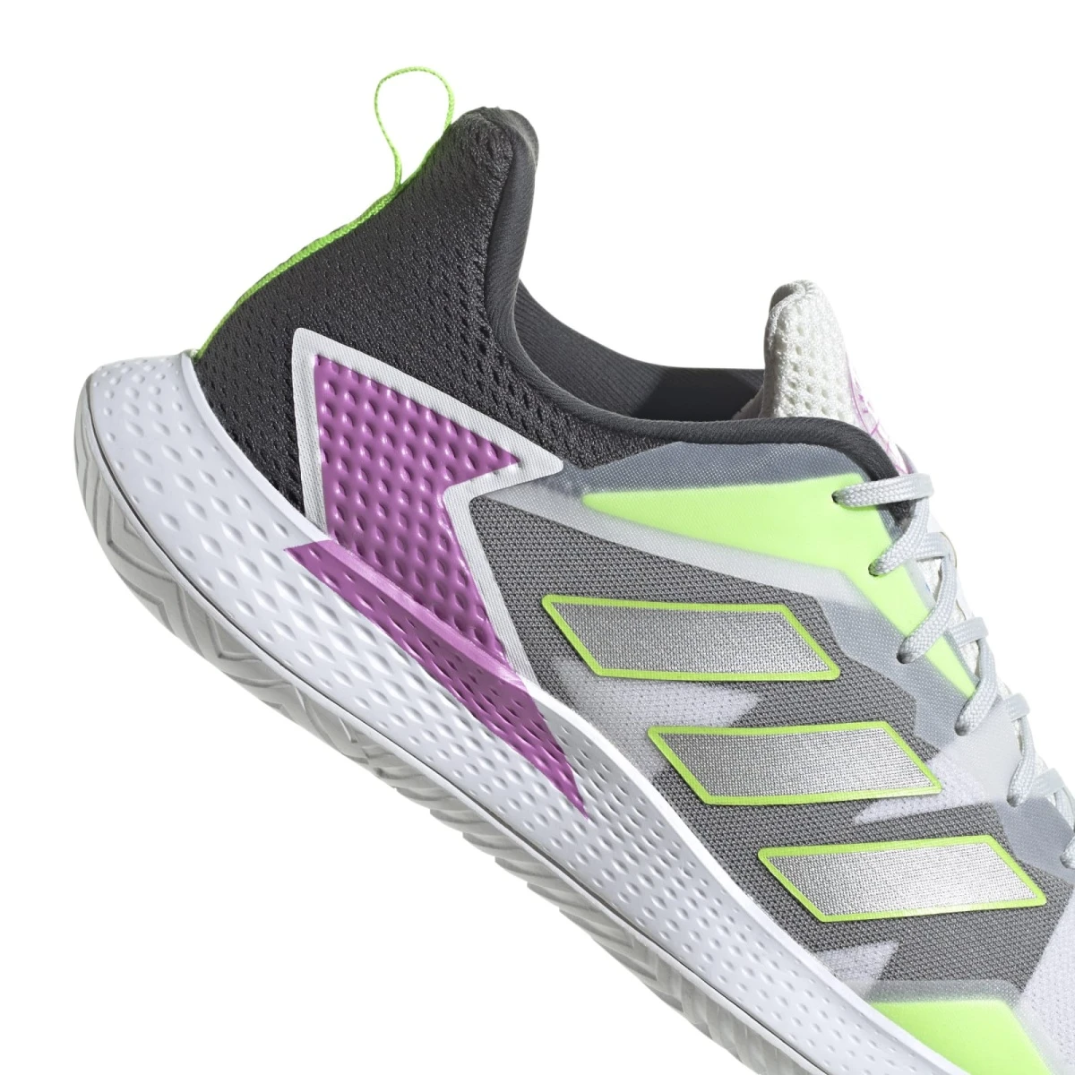 ADIDAS PERFORMANCE Adidas Tennisschuhe Defiant Speed Allcourt Weiss/grau/lime Herren – Bild 2