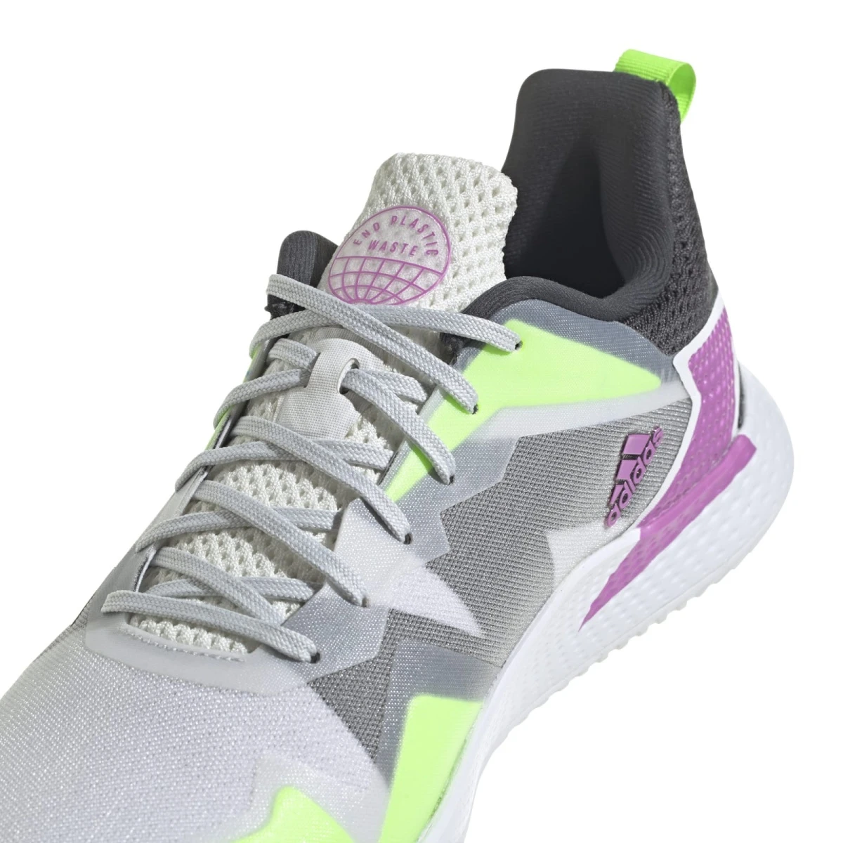 ADIDAS PERFORMANCE Adidas Tennisschuhe Defiant Speed Allcourt Weiss/grau/lime Herren – Bild 8