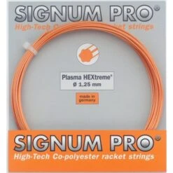Signum Pro Tennissaite Plasma Hextreme (Haltbarkeit+Spin) Orange 12m Set