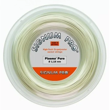 Signum Pro Tennissaite Plasma Pure (Haltbarkeit+Touch) Weiss 100m Rolle