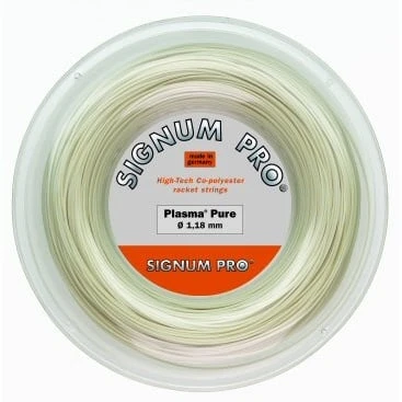 Signum Pro Tennissaite Plasma Pure (Haltbarkeit+Touch) Weiss 200m Rolle