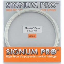Signum Pro Tennissaite Plasma Pure (Haltbarkeit+Touch) Weiss 12m Set