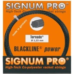 Signum Pro Tennissaite Tornado (Haltbarkeit+Spin) Anthrazit 12m Set