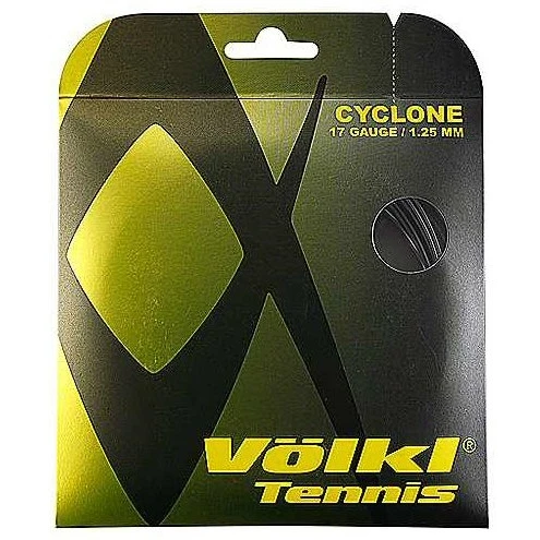 Besaitung Mit Tennissaite Völkl Cyclone (Haltbarkeit+Spin) Schwarz